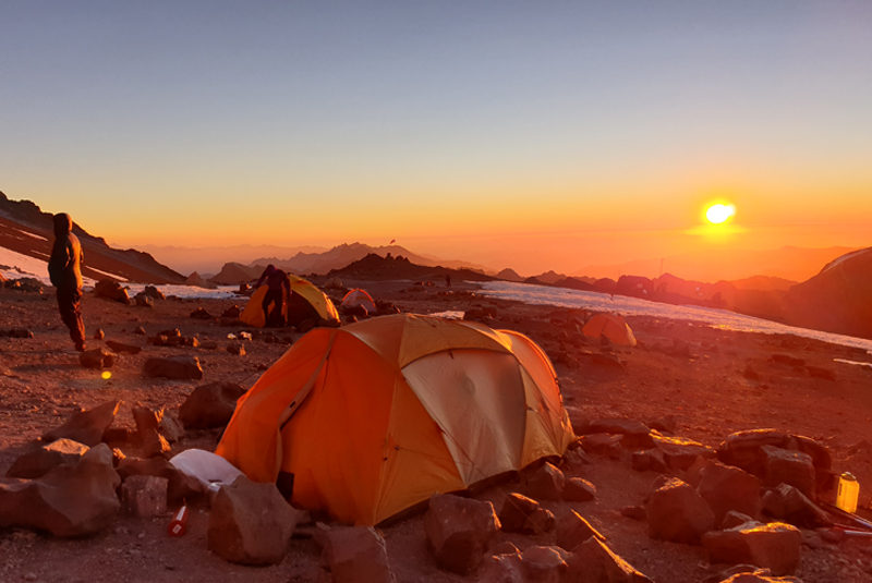 Aconcagua Polengletscher Routen